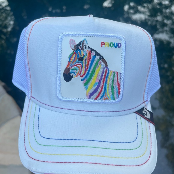 GooriHat Gay Pride Proud Zebra Rainbow - Picture 6 of 6